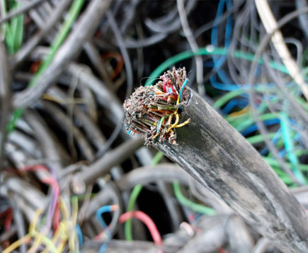 Reciclaje de cables